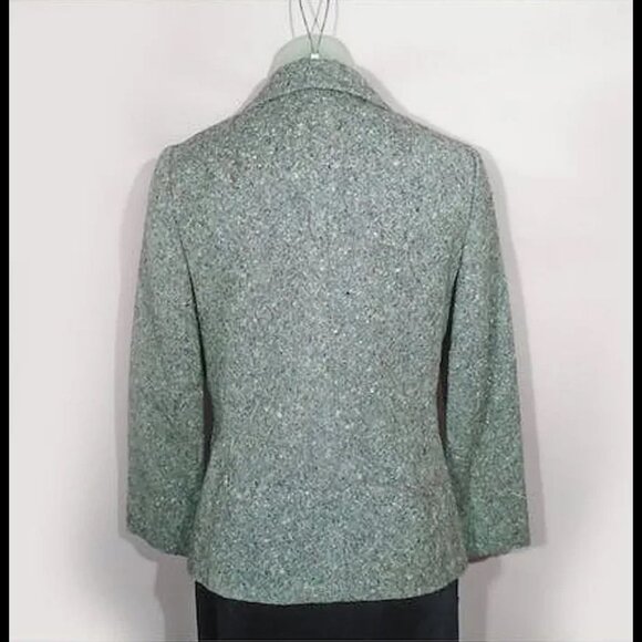 Blazer Tweed Multi Fleck, Fall Winter Double Breasted Jacket -- 50s Vintage! - Picture 6 of 16